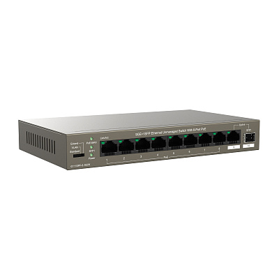 картинка IP-Com G1110PF-8-102W Коммутатор 8-портовый неуправляемый PoE от компании Intant